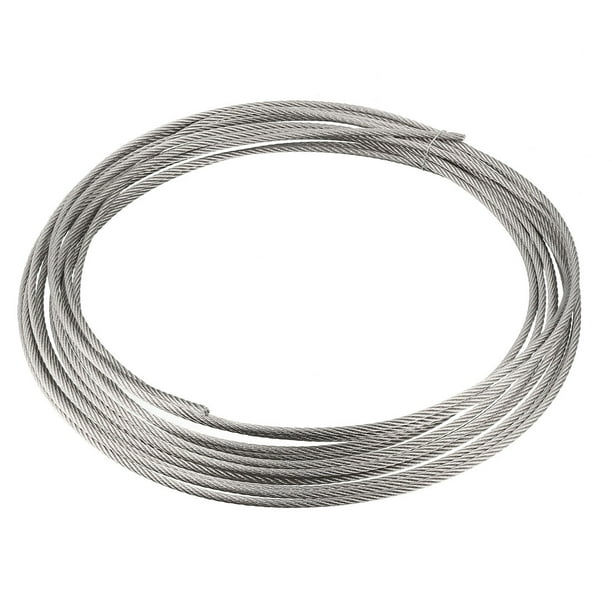 uxcell 0.9mm Dia 10m Length Flexible Stainless Steel Wire Cable for Grinder uxcell 0.9mm Dia 10m Length Flexible Stainless Steel Wire Cable for Grinder